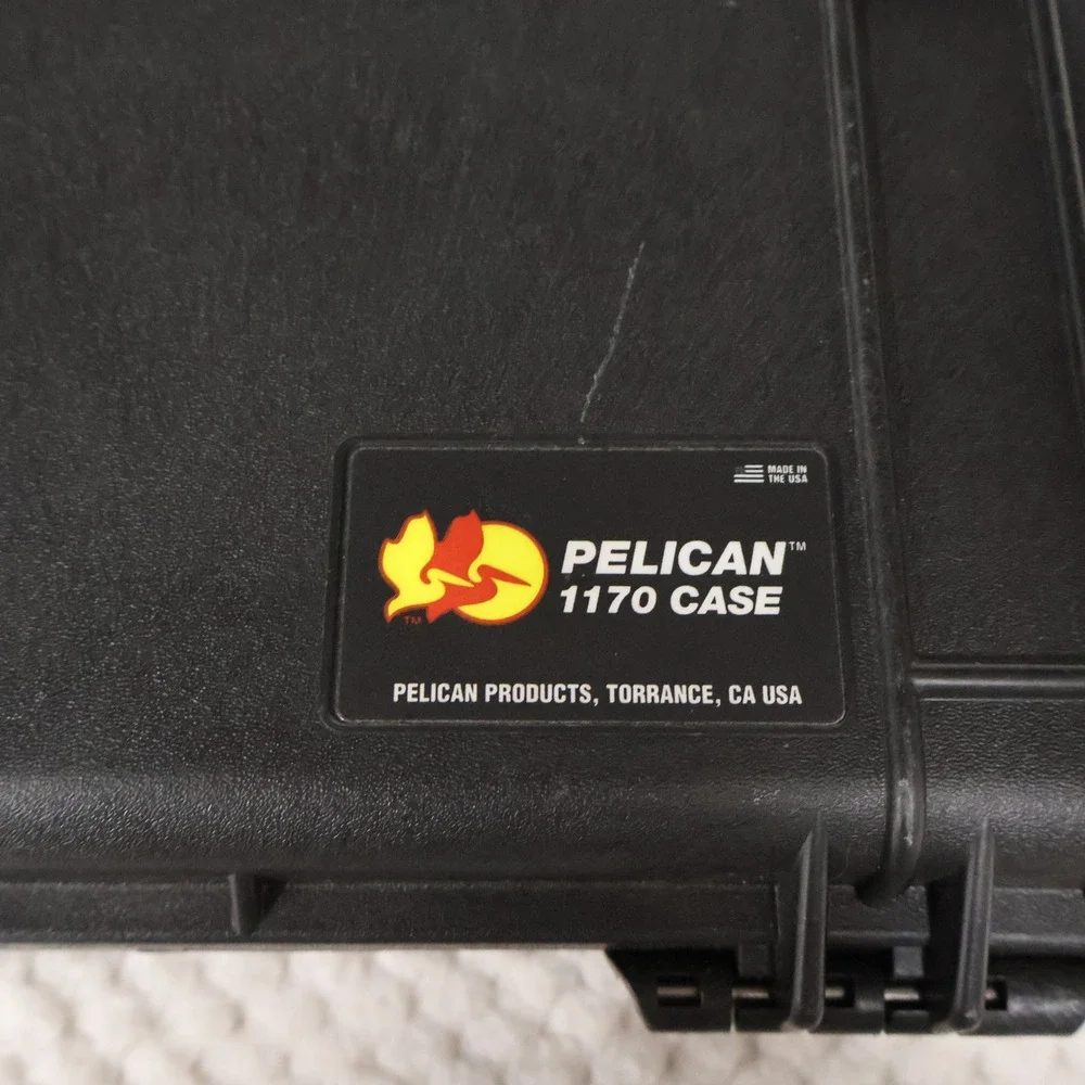 Pelican Unisex OS 1170 Protector Case Black Watertight Hard Shell Foam Insert
